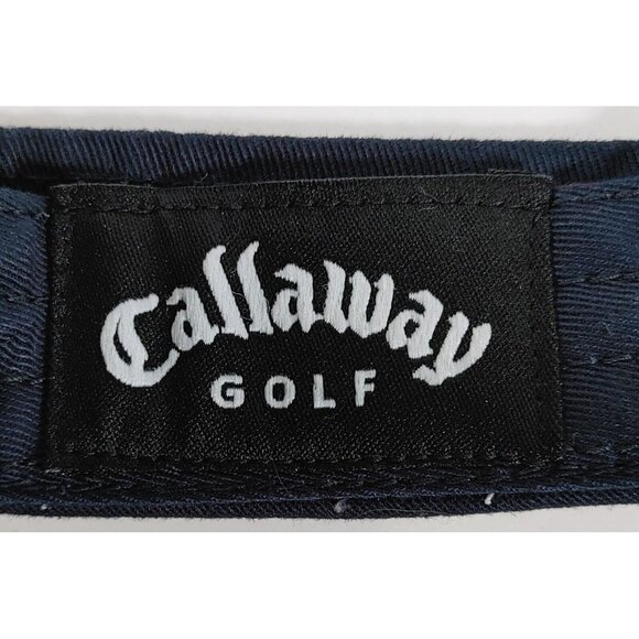 Callaway Golf Hat Sun Visor Blue Hook & Loop Adjustable - Picture 5 of 5